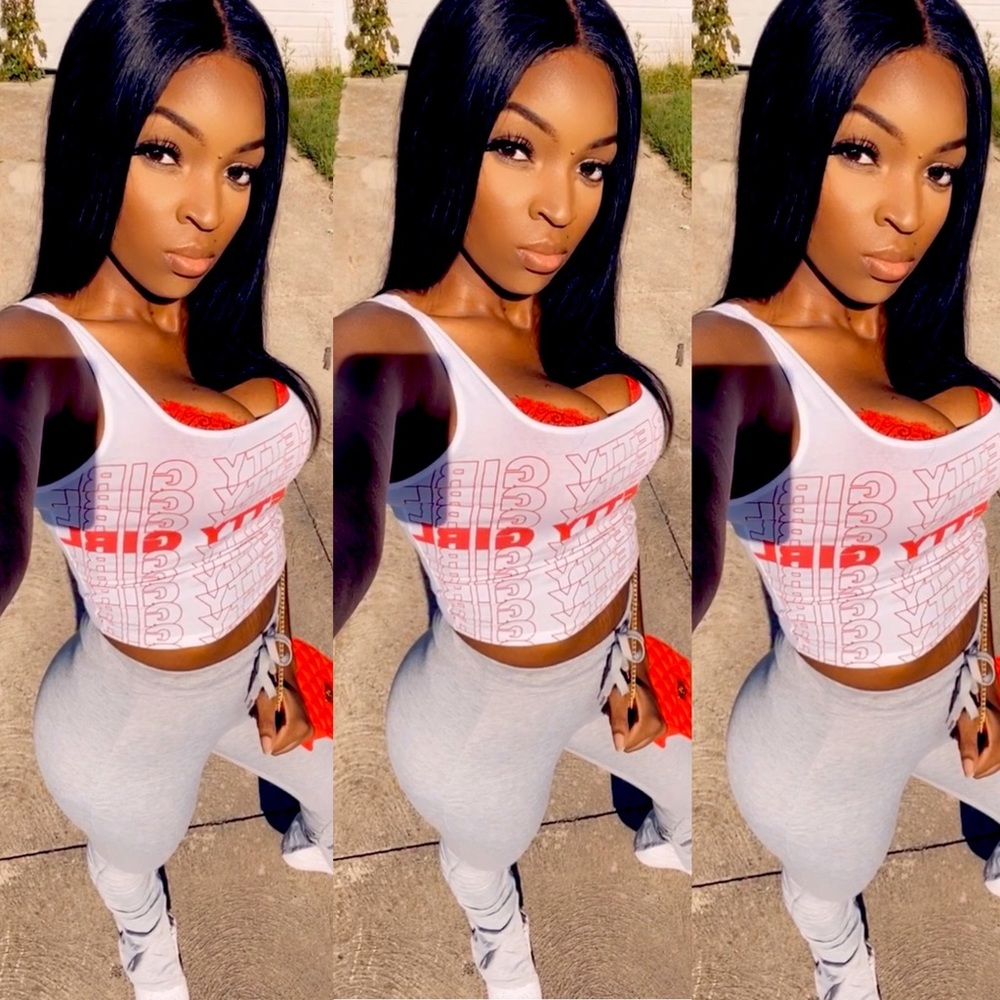 STACKED PANTS SET
